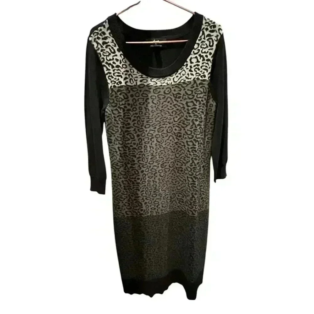 Lennie for Nina Leonard sweater dress Size M - Picture 1 of 5